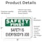Signmission Safety Culture Sign, 5 in Width, Vinyl Decal, Rectangle OS-2PACK-SF-D-35-L-19601 - alternate 4